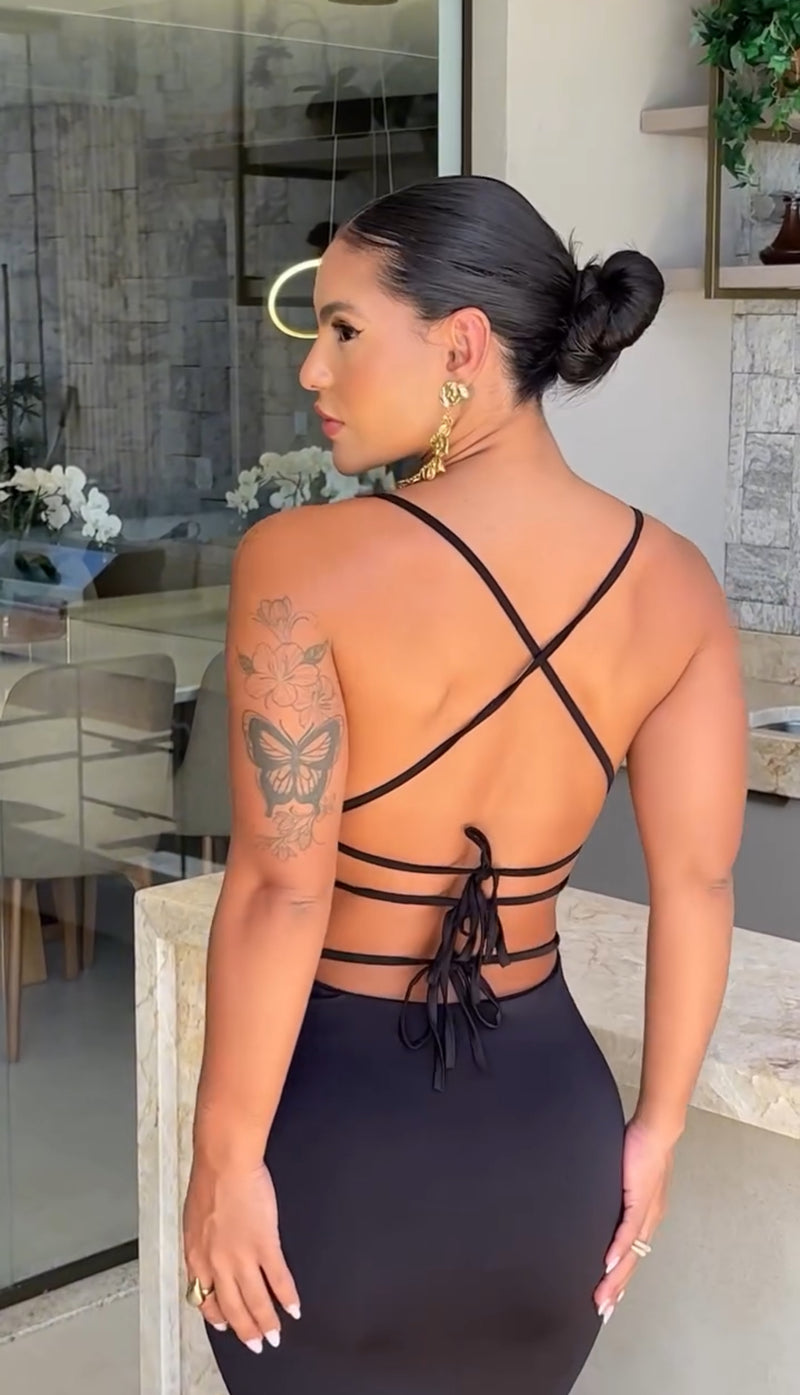 Vestido Zafira Negro